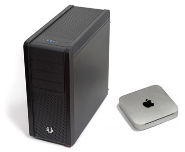 Hackintosh compared to Apple Core Duo Mac Mini (late 2010)